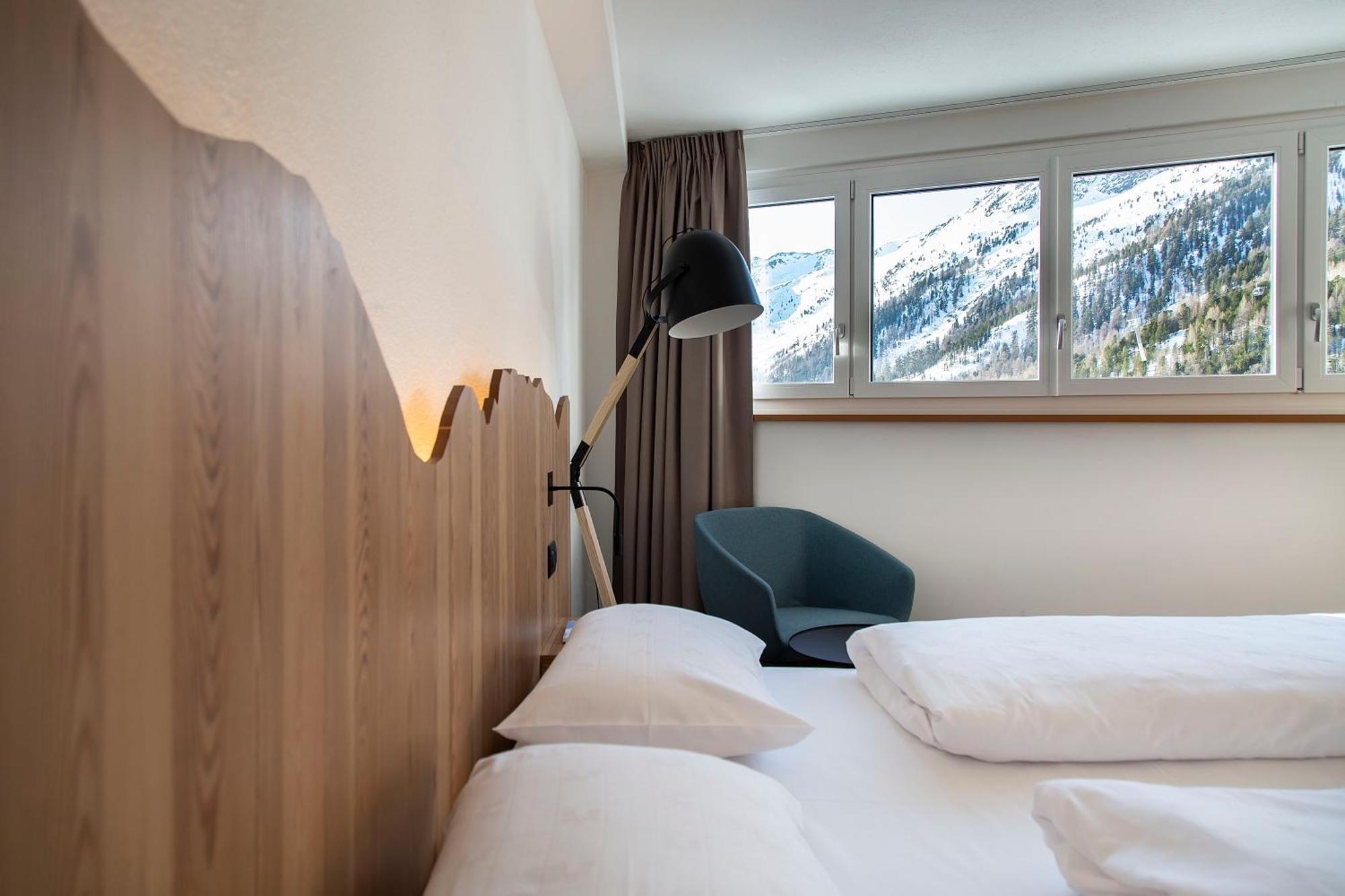 Blu Hotel Senales Zirm-Cristal Масо Корто Стая снимка