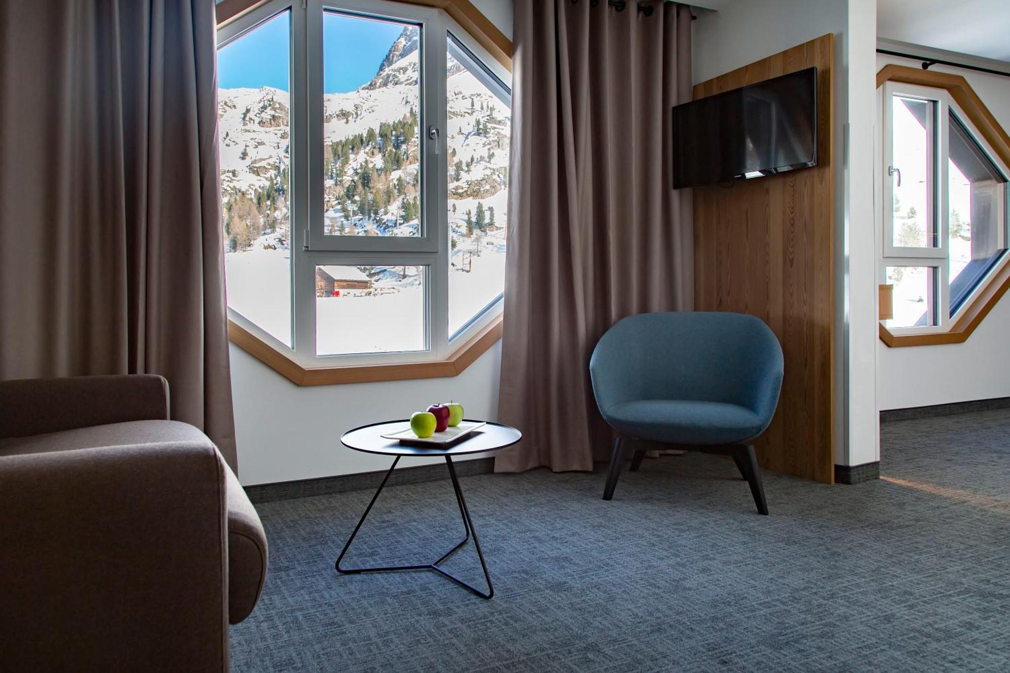 Blu Hotel Senales Zirm-Cristal Масо Корто Стая снимка